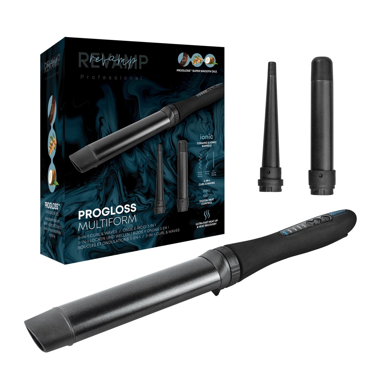 REVAMP Progloss Multiform Curl & Waves 3in1 Hair Styler WD-1500 kodralnik za lase