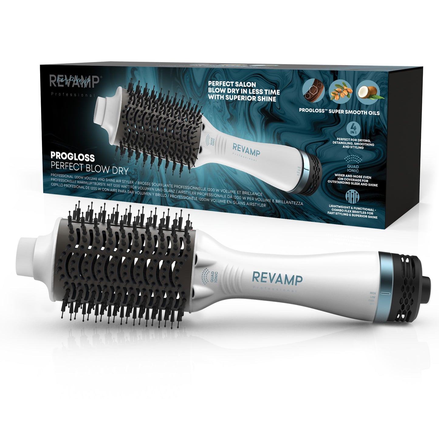 REVAMP Progloss Perfect Blow Dry Airstyler DR-1850 krtača za sušenje las