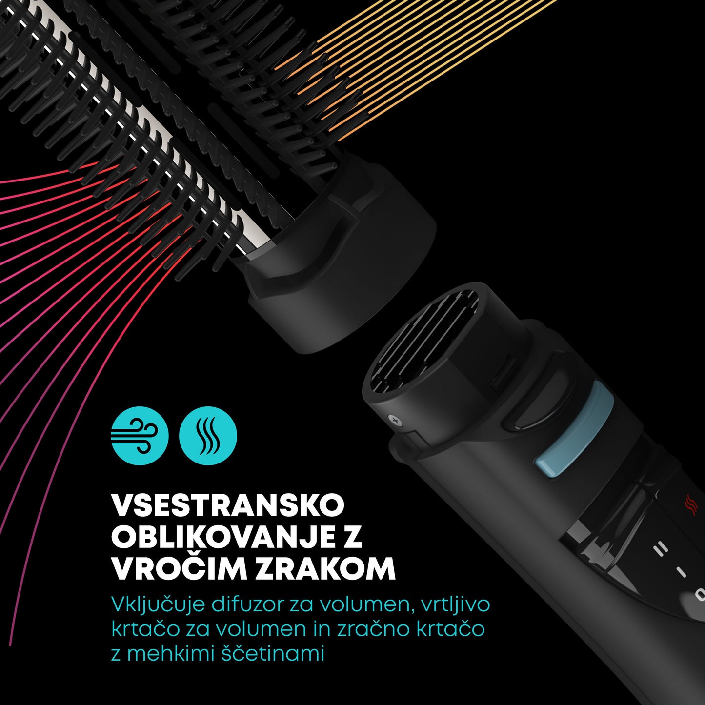 REVAMP PROGLOSS AIRSTYLE DR-1250 6 v 1 SET ZA OBLIKOVALNJE LAS