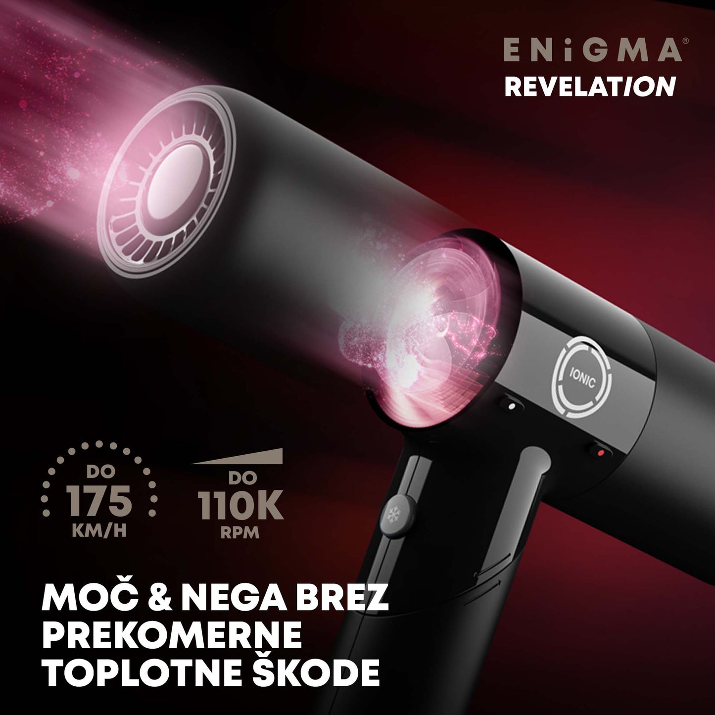 REVAMP ENIGMA REVELATION DR-6500 SUŠILNIK ZA LASE