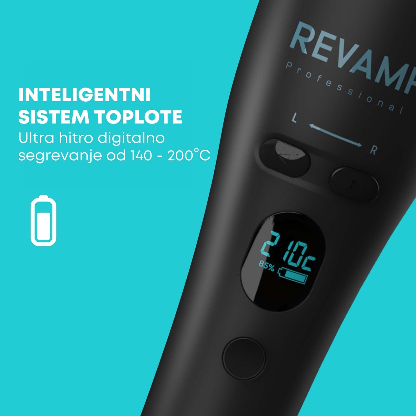 REVAMP iGEN PROGLOSS HOLLYWOOD CURL CL-2750 BREZŽIČNI KODRALNIK ZA LASE