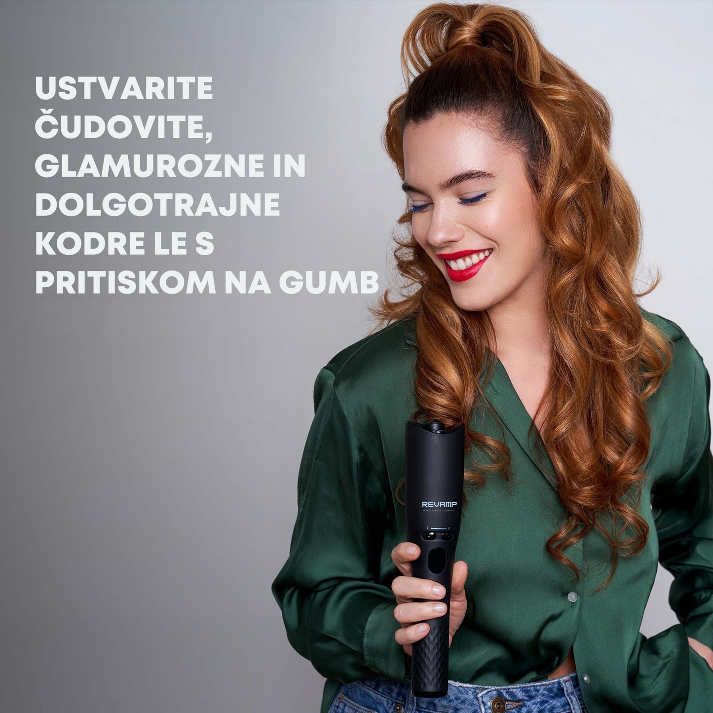 REVAMP iGEN PROGLOSS HOLLYWOOD CURL CL-2750 BREZŽIČNI KODRALNIK ZA LASE