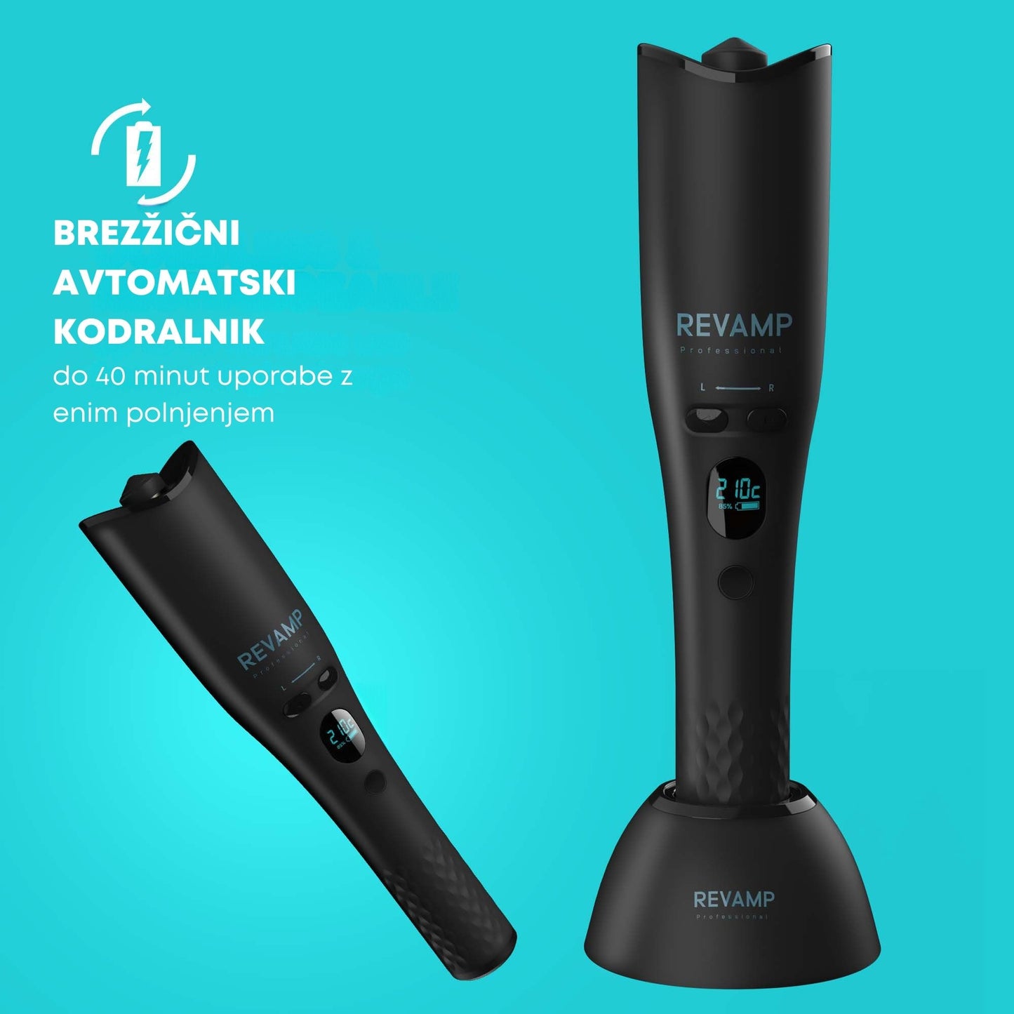 REVAMP iGEN PROGLOSS HOLLYWOOD CURL CL-2750 BREZŽIČNI KODRALNIK ZA LASE