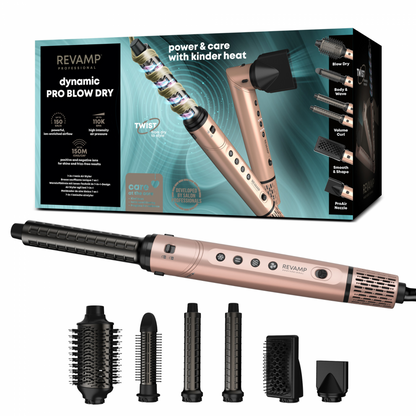 REVAMP Dynamic Radiance Pro DR-2850GD 7-v-1 sušilnik in oblikovalec las