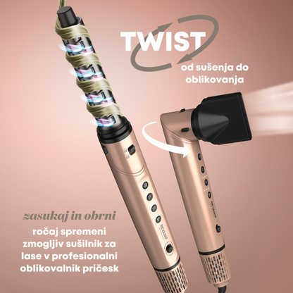 REVAMP Dynamic Radiance Pro DR-2850GD 7-v-1 sušilnik in oblikovalec las